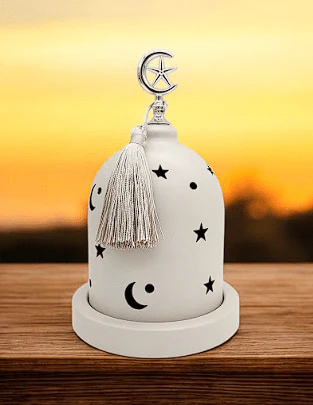 AKDCÂ Ramadan Kareem Dacoration Metal Incense Burner 20cm - Image 4