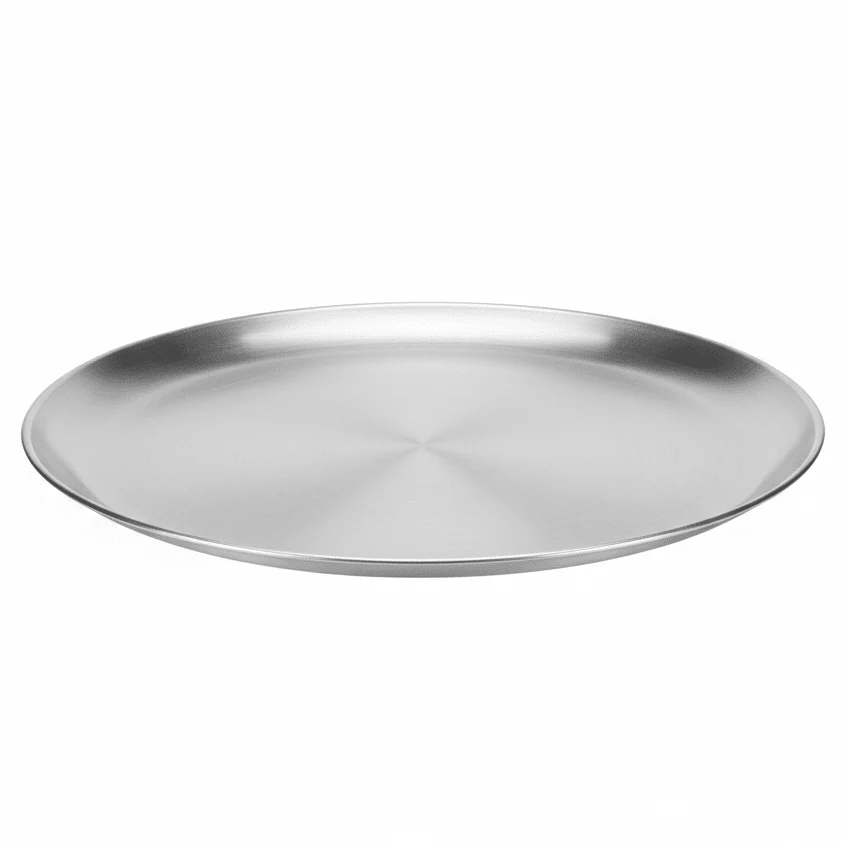 AKDC Steel Serving Plate – 30cm Round