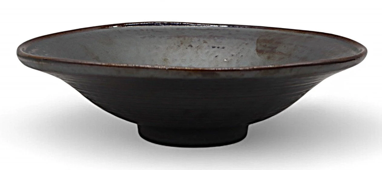 AKDC Rustic Ceramic Bowl – 20×6 cm, Stylish Handcrafted Look