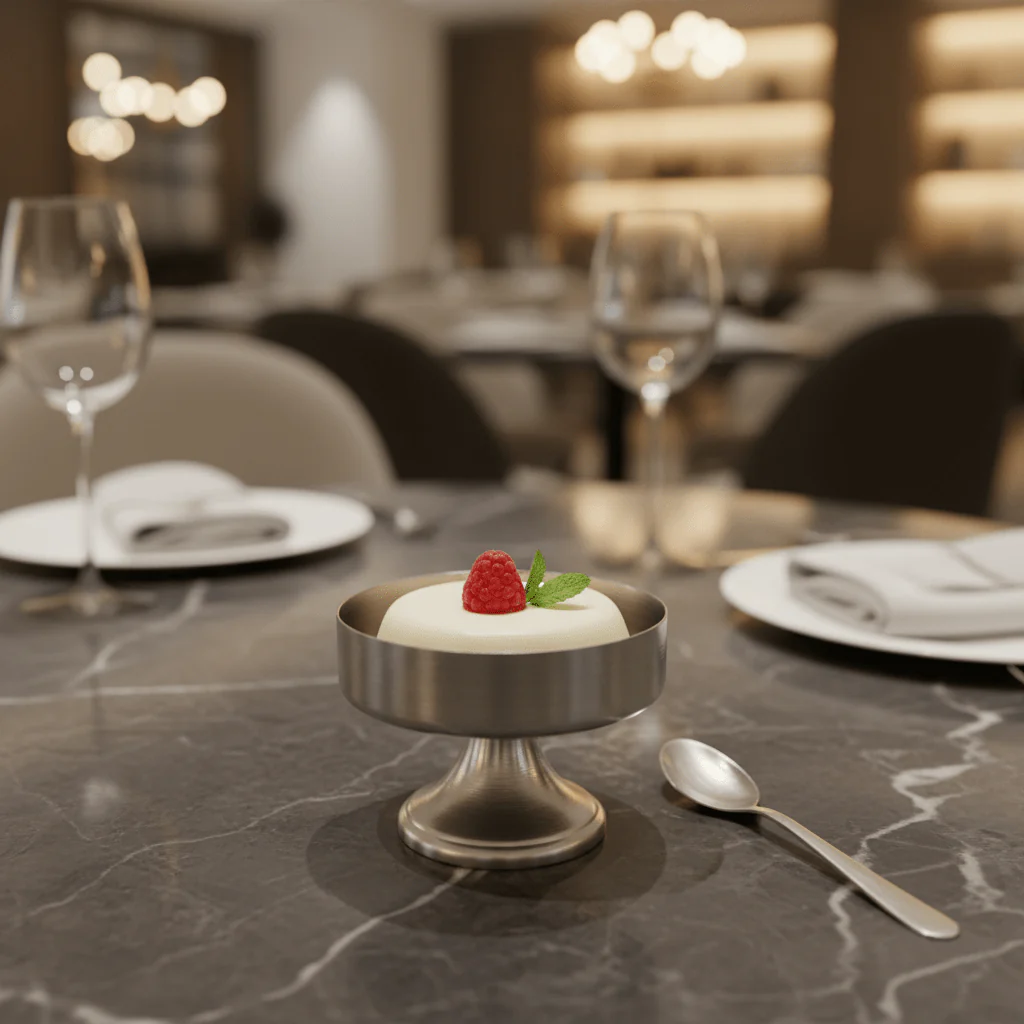 AKDC Silver Mini Dessert Serving Cup with Sleek Design for Elegant Presentation – 100 ml - Image 2