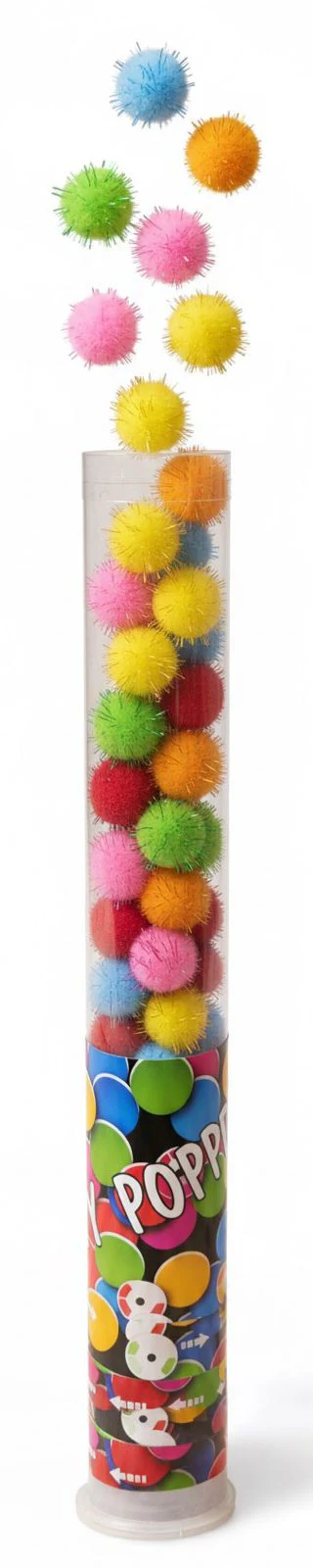 AKDC Soft Balls Party Popper 28cm
