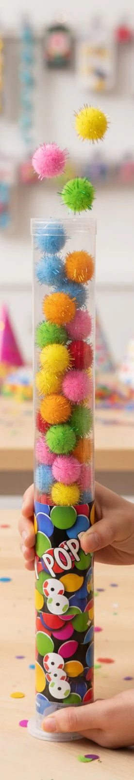 AKDC Soft Balls Party Popper 38cm - Image 2