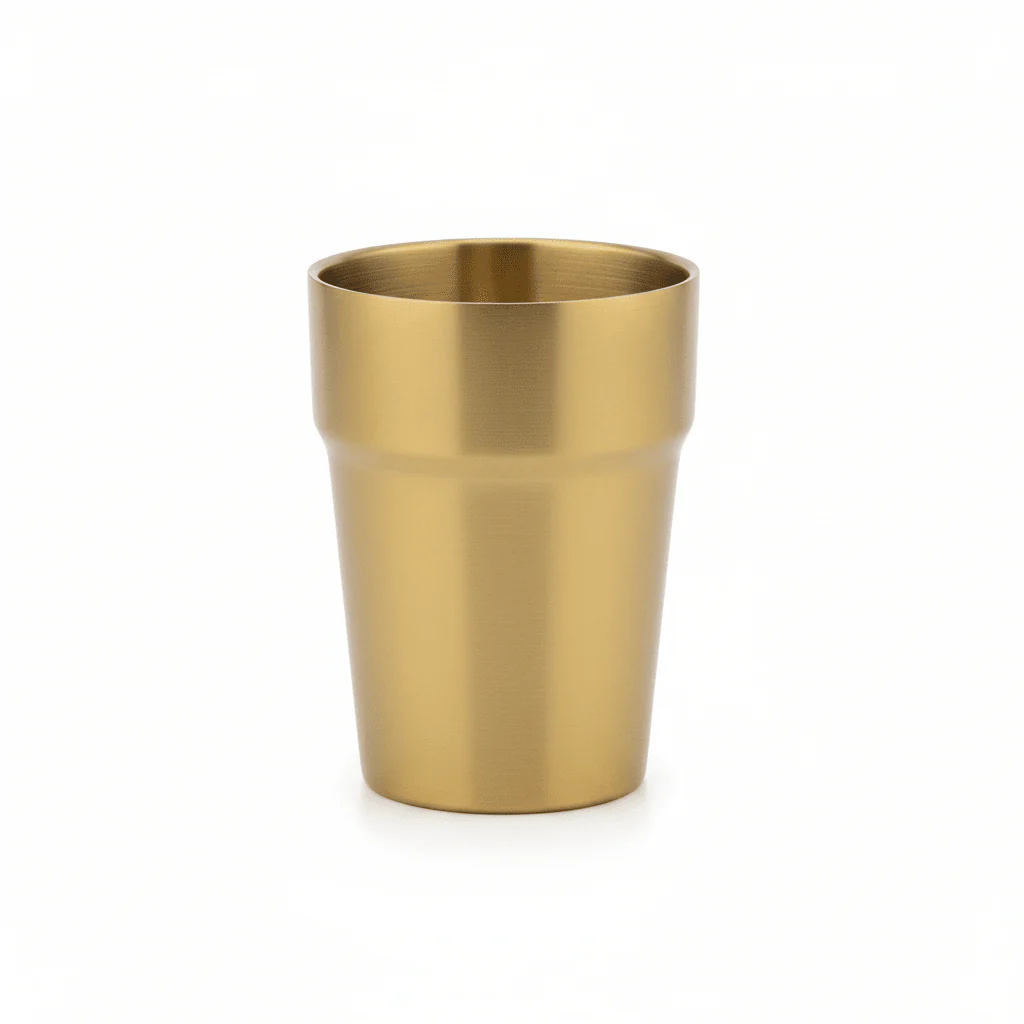 AKDC Gold Stainless Steel Double Wall Tumbler -350ml
