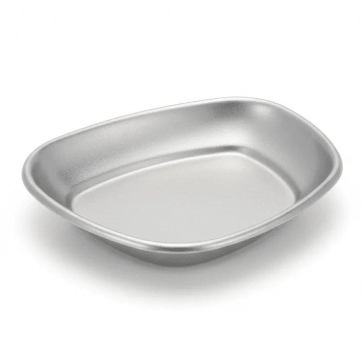 AKDC Mini Steel Serving Tray – 9cm Sauce Dish