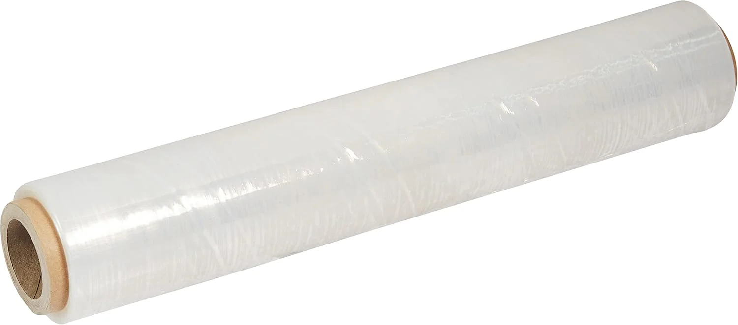 AKDC Stretch Film Multi Use Strong Pallet Wrap Cling Film Tear Resistant Water & Moisture Proof Pallet Stretch Heavy Duty Shrink Wrap Durable Self-Adhering Cling Wrap (800 Gram)