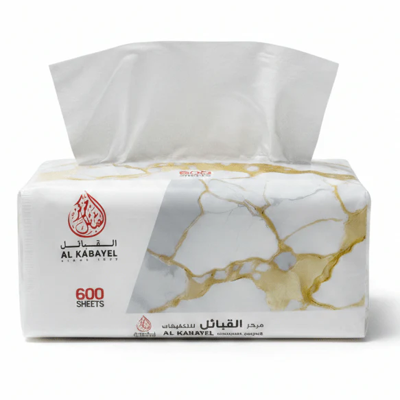 AKDC Tissue Paper – 5 x 600 Sheets (Pack of 5) - Image 2