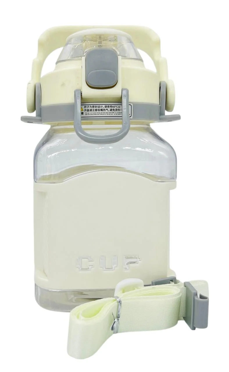 AKDC Transparent Plastic Water Bottle 1000ml, White