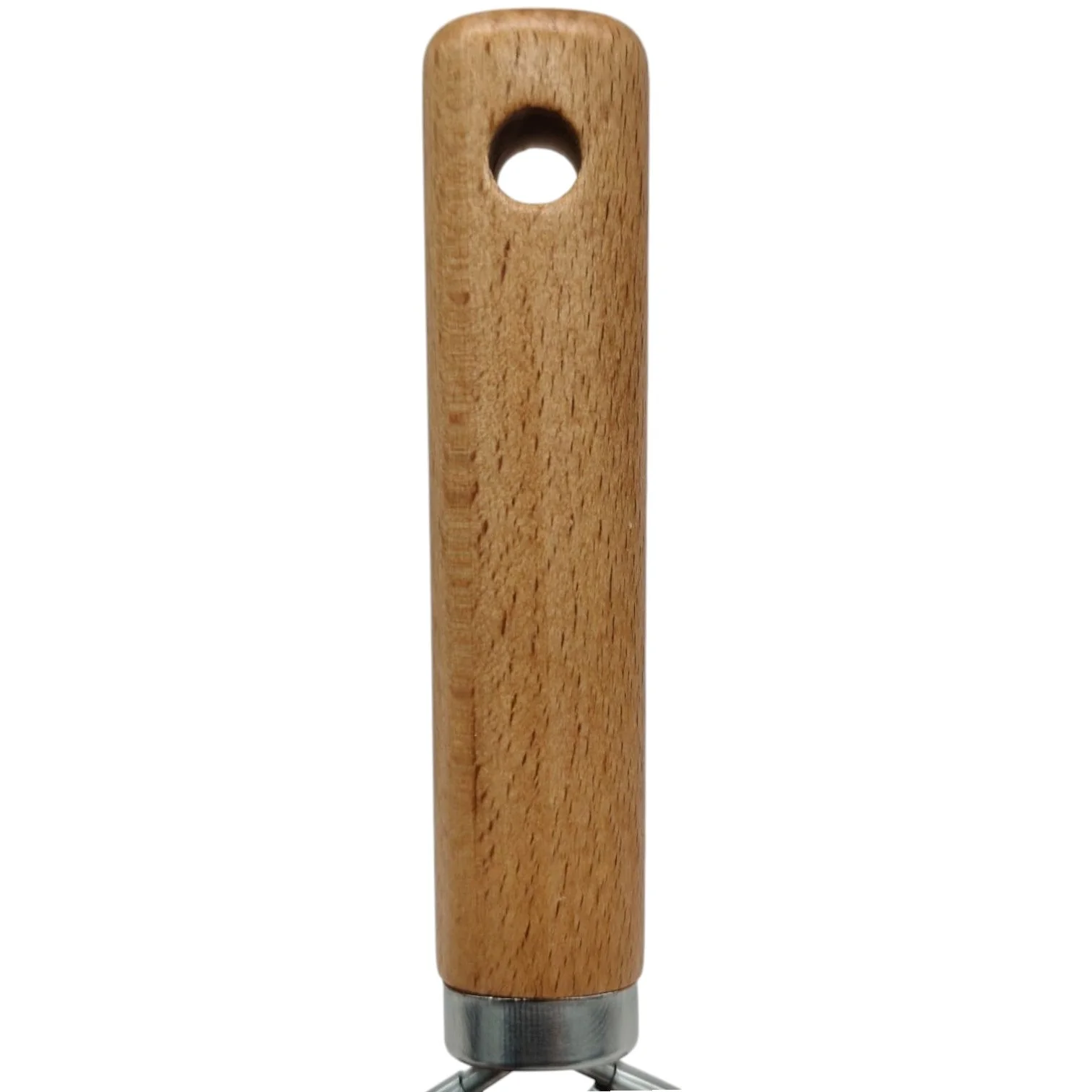 AKDC Wooden Handle Cheese Grater - Multi-Purpose Grater for Ginger, Potato, Cheese, Butter, Chocolate Perfect for Home Kitchen Use-23cmX6cm-Wooden&Steel - Image 2