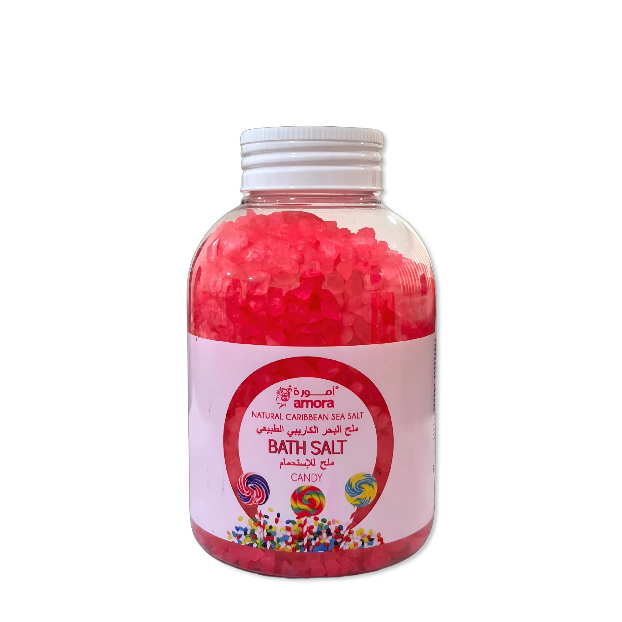 Amora Natural Caribbean Sea Bath Salt 600g- Candy