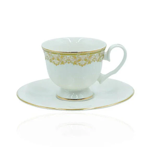 Angela MK-408 Signature Turkish Coffee Cup & Saucer Set – 12-Piece Premium Ceramic Edition