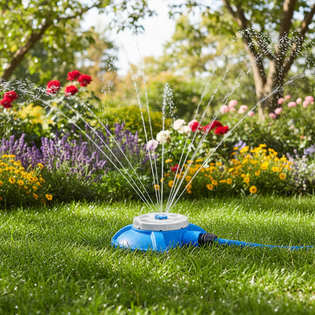 Aquacraft 8-Pattern Water Spray Sprinkler – Multi-Function Garden Irrigation Sprayer for Lawn & Plants - Image 2