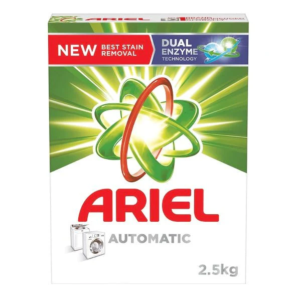 Ariel Automatic Concentrated Laundry Powder Detergent, 2.5 kg