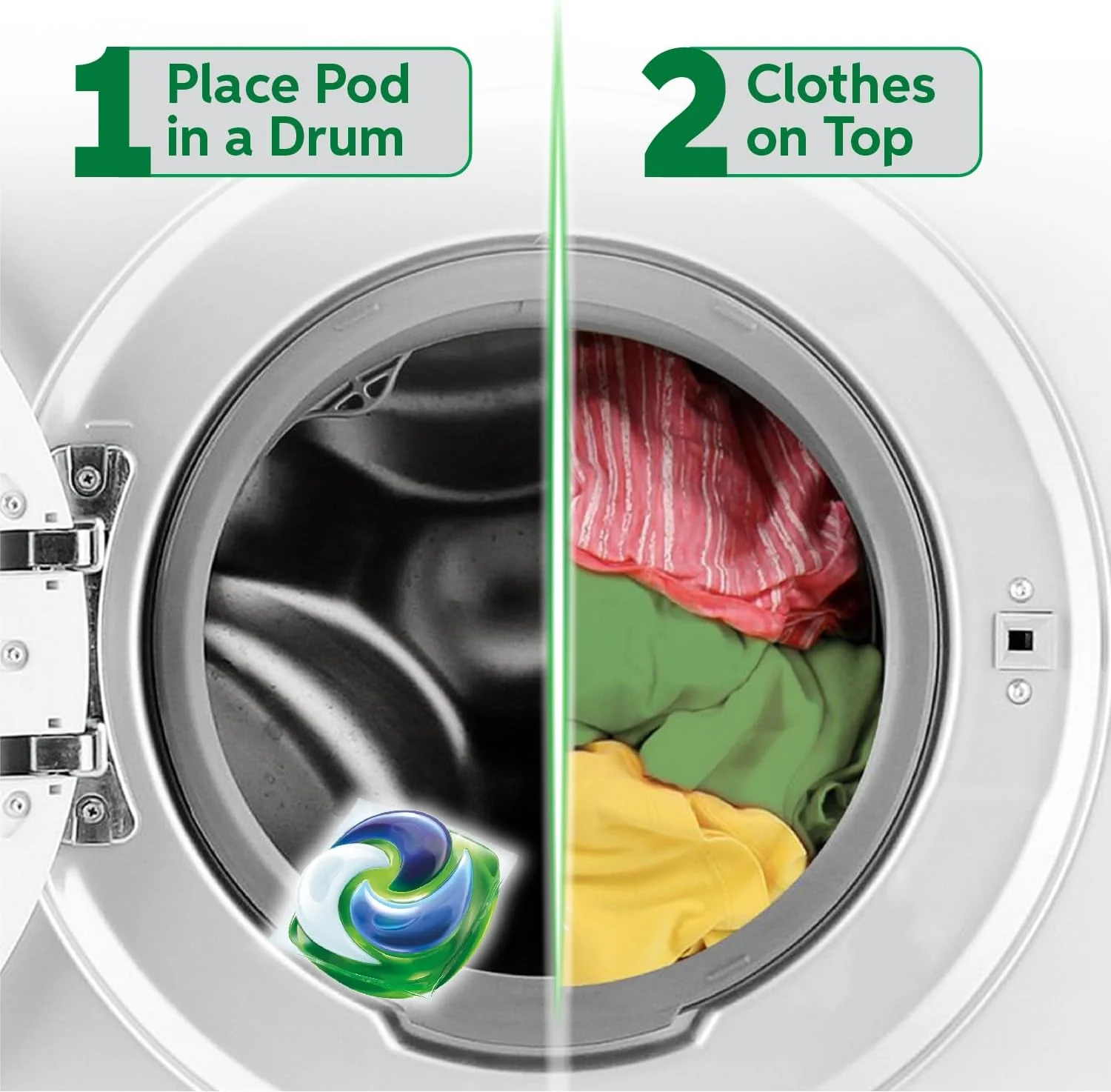 Ariel Floral Breeze All-in-1 Pods, 15 count, Laundry Detergent Pods, (Pack of 4), 60 Pods - Image 2