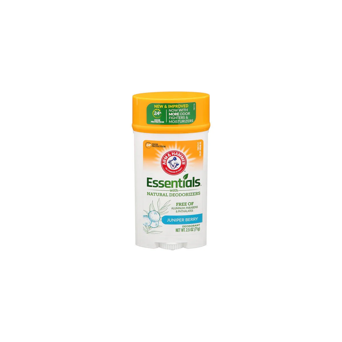 Arm & Hammer Essentials Natural Deodorant For Men and Women, Clean- (71Grams)