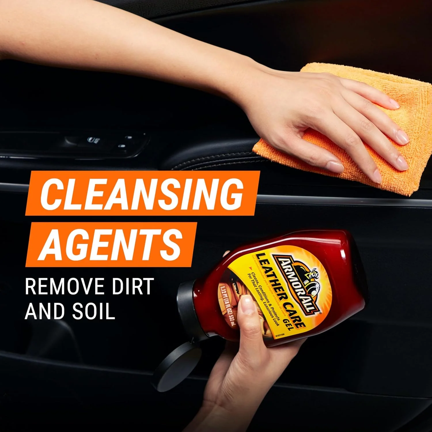 Armor All Leather Care Gel 532ml – Cleans, Conditions & Protects Car Leather Surfaces - Image 4