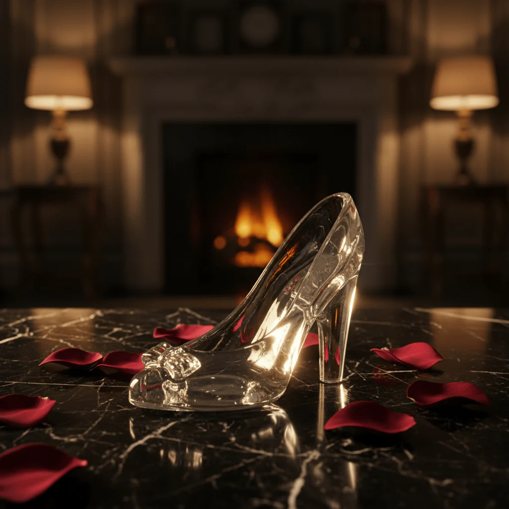 Artistic Glass Shoe Model Decorative Showpiece for Modern Home and Office Decoration – 13cm - Image 2