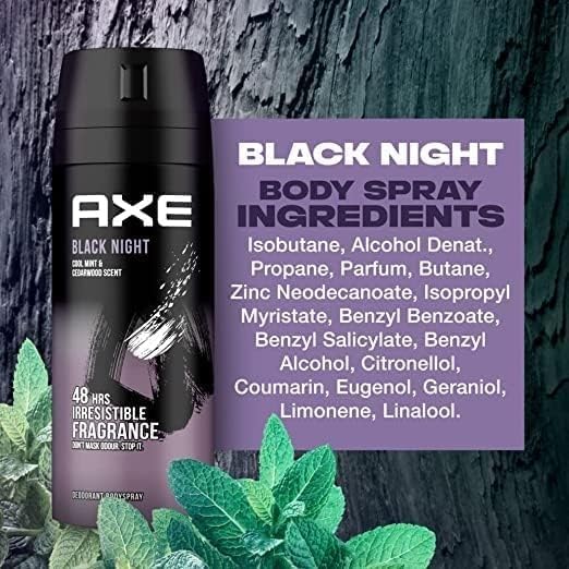 AXE Aerosol Black Night-150ML - Image 3