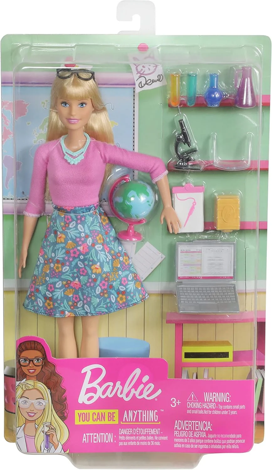 Barbie Teacher Doll Playset, Kids Over 3+ Age, GJC23 - Image 4