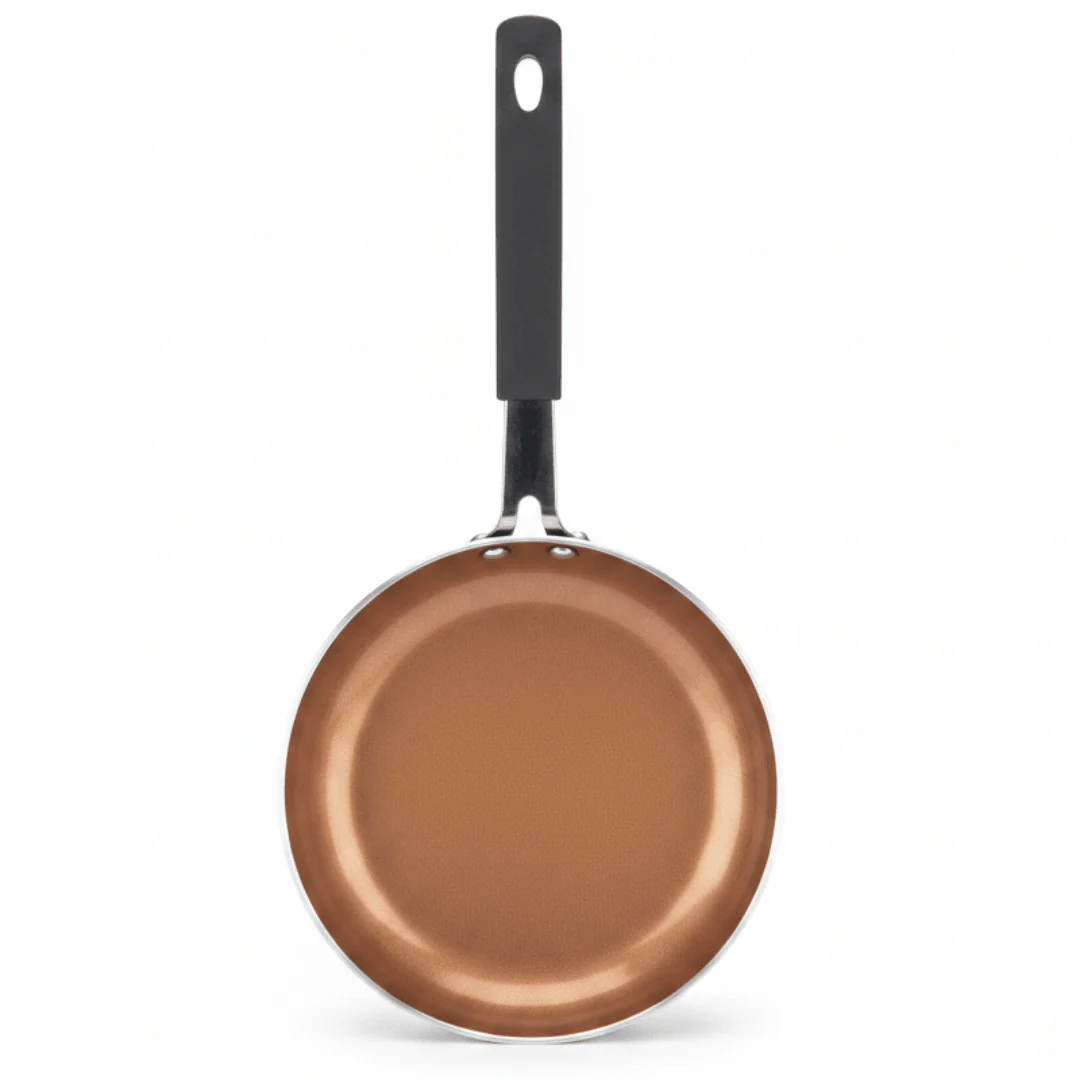 Beefit Black Mini Metal Fry Pan with Premium Copper Ceramic Non-Stick Coating | 14cm