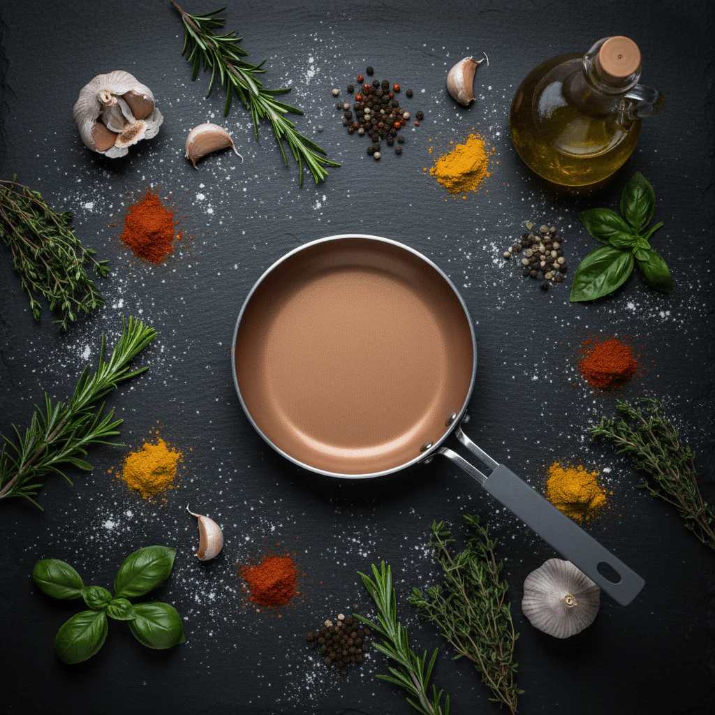 Beefit Black Mini Metal Fry Pan with Premium Copper Ceramic Non-Stick Coating | 14cm - Image 3
