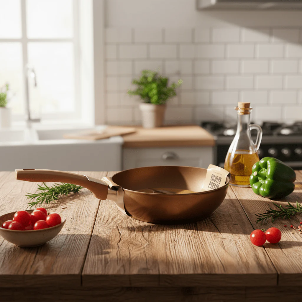 Beefit Deep Fry Pan – Premium Golden Non-Stick Coating 24cm - Image 2