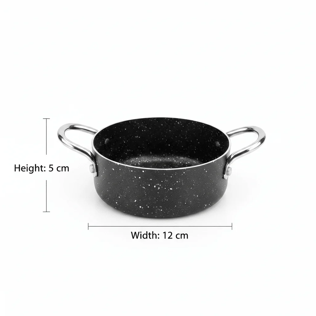 Beefit Mini Pot – Marble Non-Stick Coating – 12×5 cm – Dual Handle - Image 3