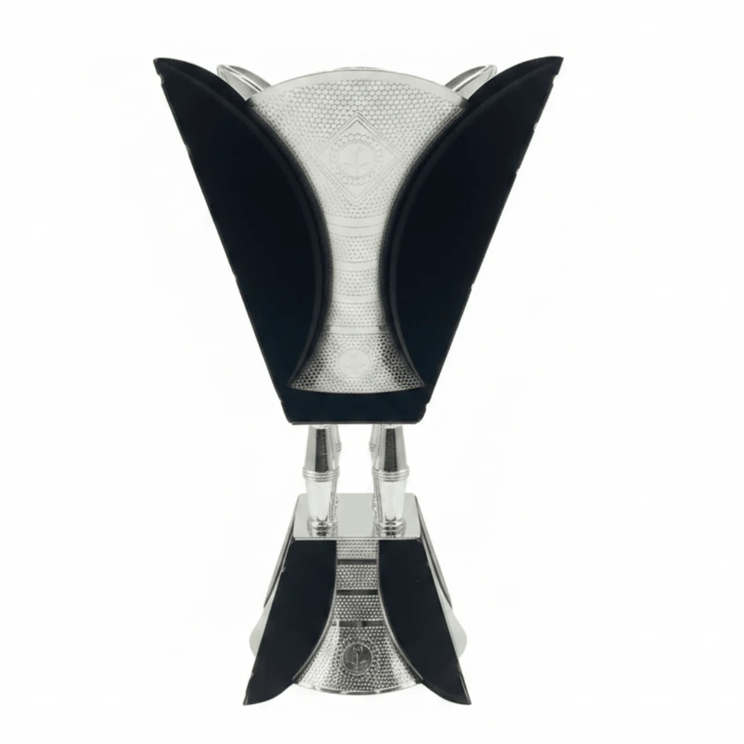 Black & Silver Metal Incense Burner — 21×12 cm