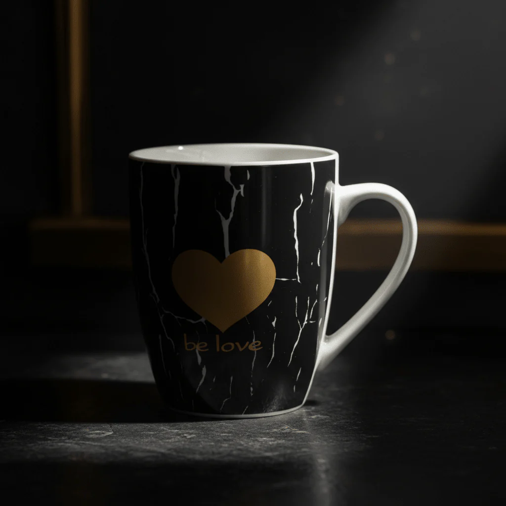 Be Love Marble Ceramic Mug — 300ml - Image 3