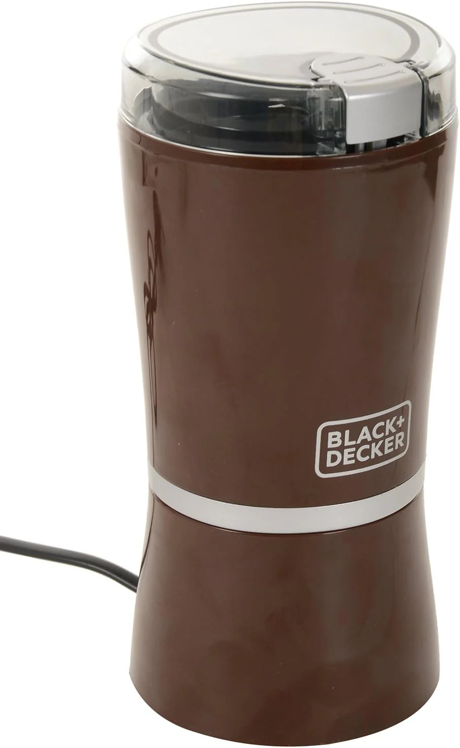 BLACK+DECKER Coffee Grinder 150W CBM4-B5 – Compact Electric Grinder with Stainless Steel Cup & Blades, 60g Capacity, Ideal for Fresh Coffee Beans, Spices & Seeds