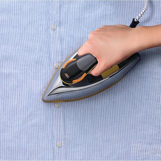 Black & Decker - 1200W Heavy Weight Dry Iron Black/Gold - Image 5