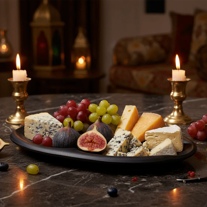 Black Matte Ceramic Oval Serving Plate – 18×30cm - Image 2