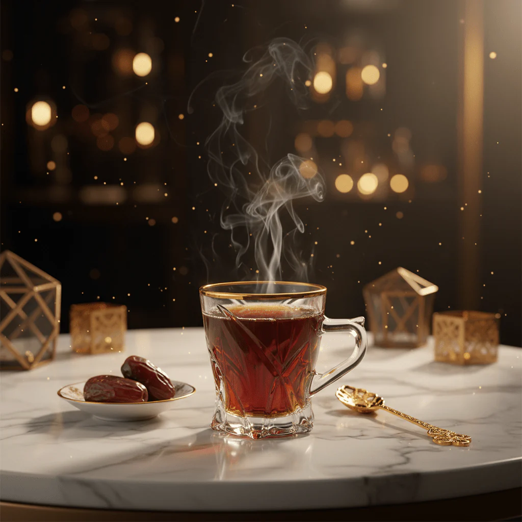 Blinkmax Crystal Cut Glass Mug with Gold Rim & Elegant Handle, Luxury Finish 180ml - Image 2