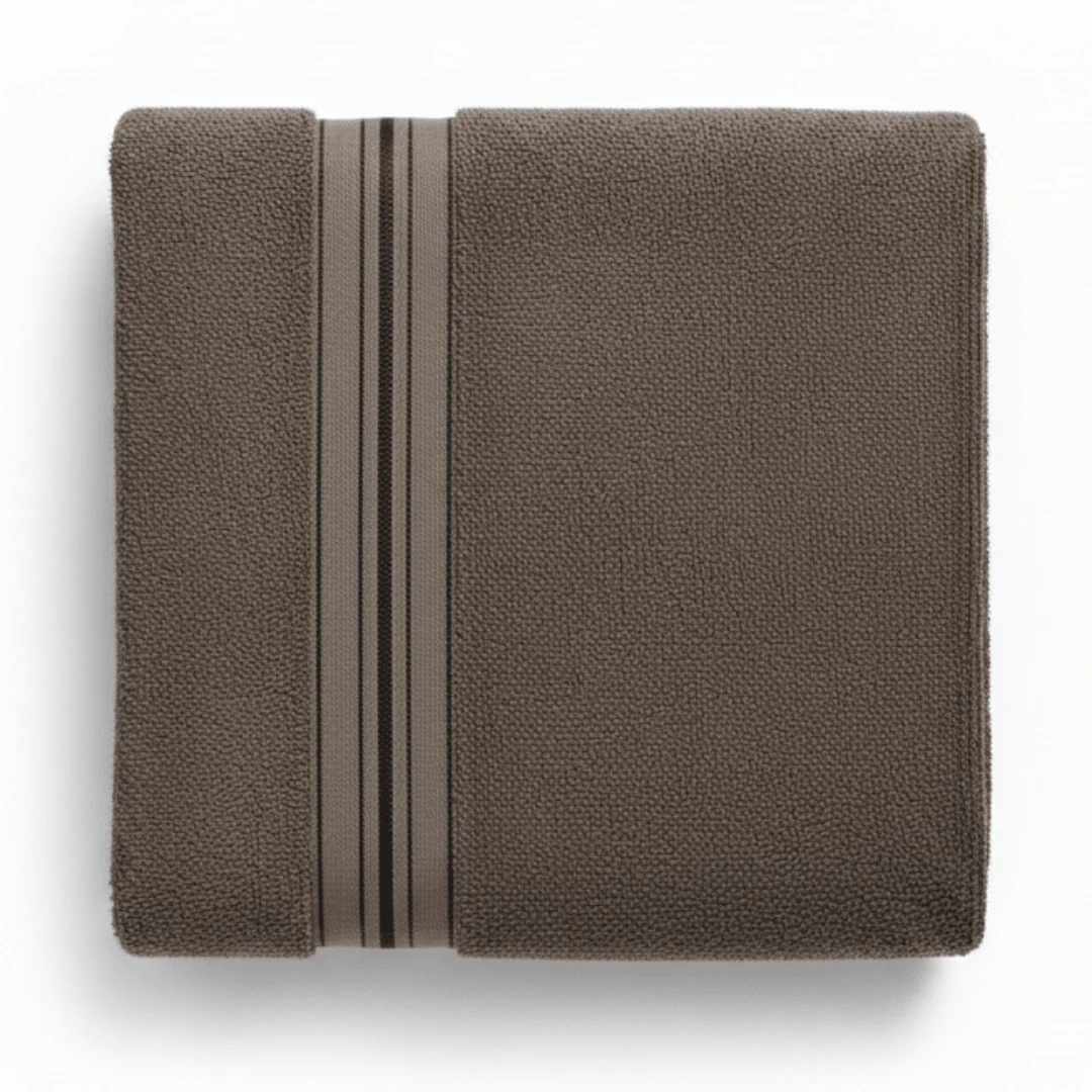 BTC Premium Bath Towel – Dark Brown | 70×140 cm