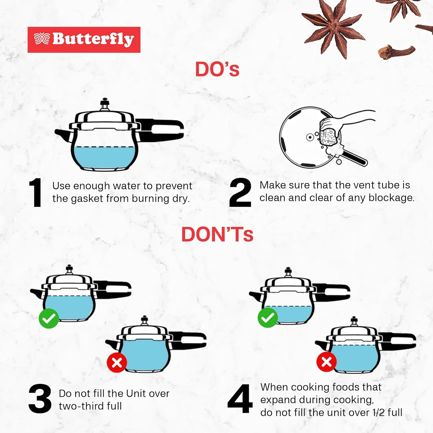 Butterfly 5.5L Stainless Steel Curve Pressure Cooker – Heavy Duty Design - Image 8