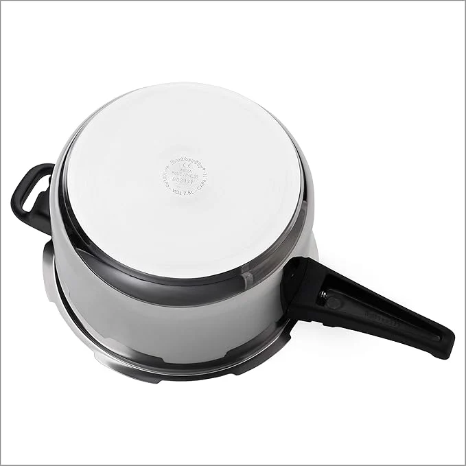 Butterfly Blue Line Stainless Steel Pressure Cooker, Stainless Steel ,7.5-Liter, Medium ,BL-7.5L - Image 3