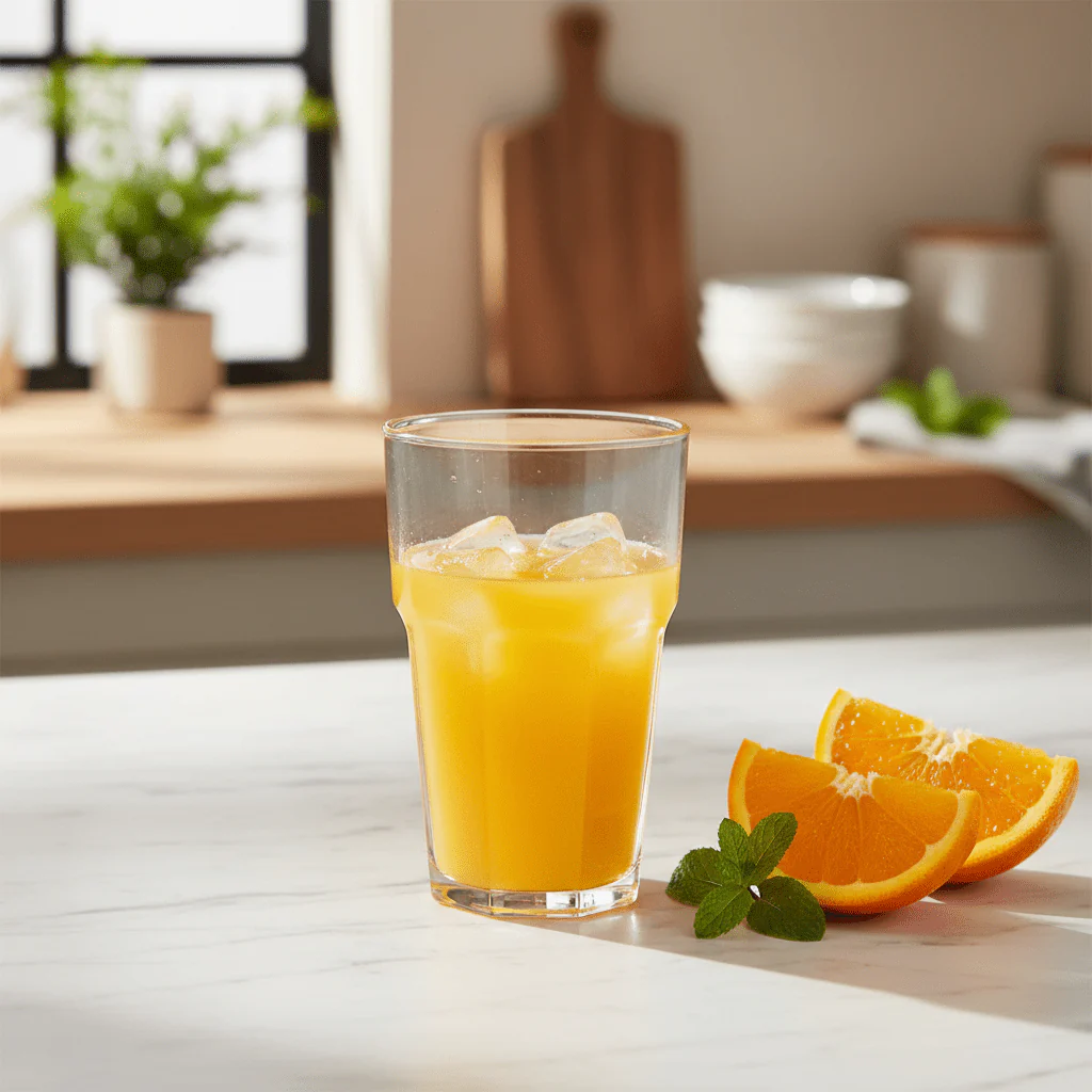 Casablanca Elegance Acrylic Drinking Tumbler - Large Capacity Premium Plastic Glass for Juice & Cold Drinks 400ml - Image 2