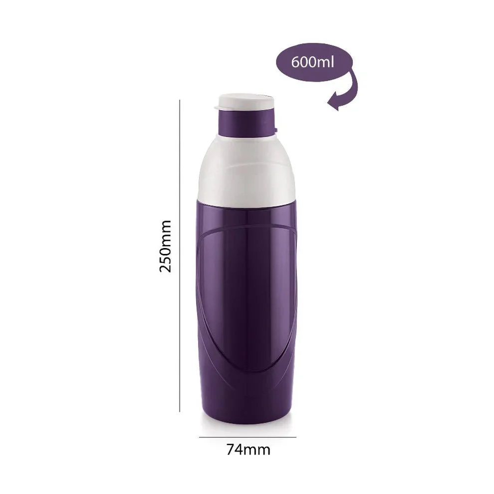 Cello Plastic Water Bottle 600ml Compact and Durable Water Bottle for Everyday Use - Image 2