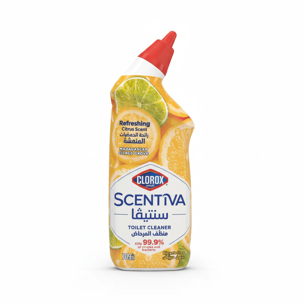 Clorox Scentiva Toilet Cleaner Madagascar Citrus Grove-709ml