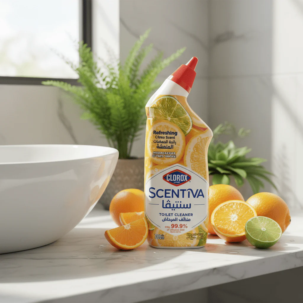 Clorox Scentiva Toilet Cleaner Madagascar Citrus Grove-709ml - Image 2