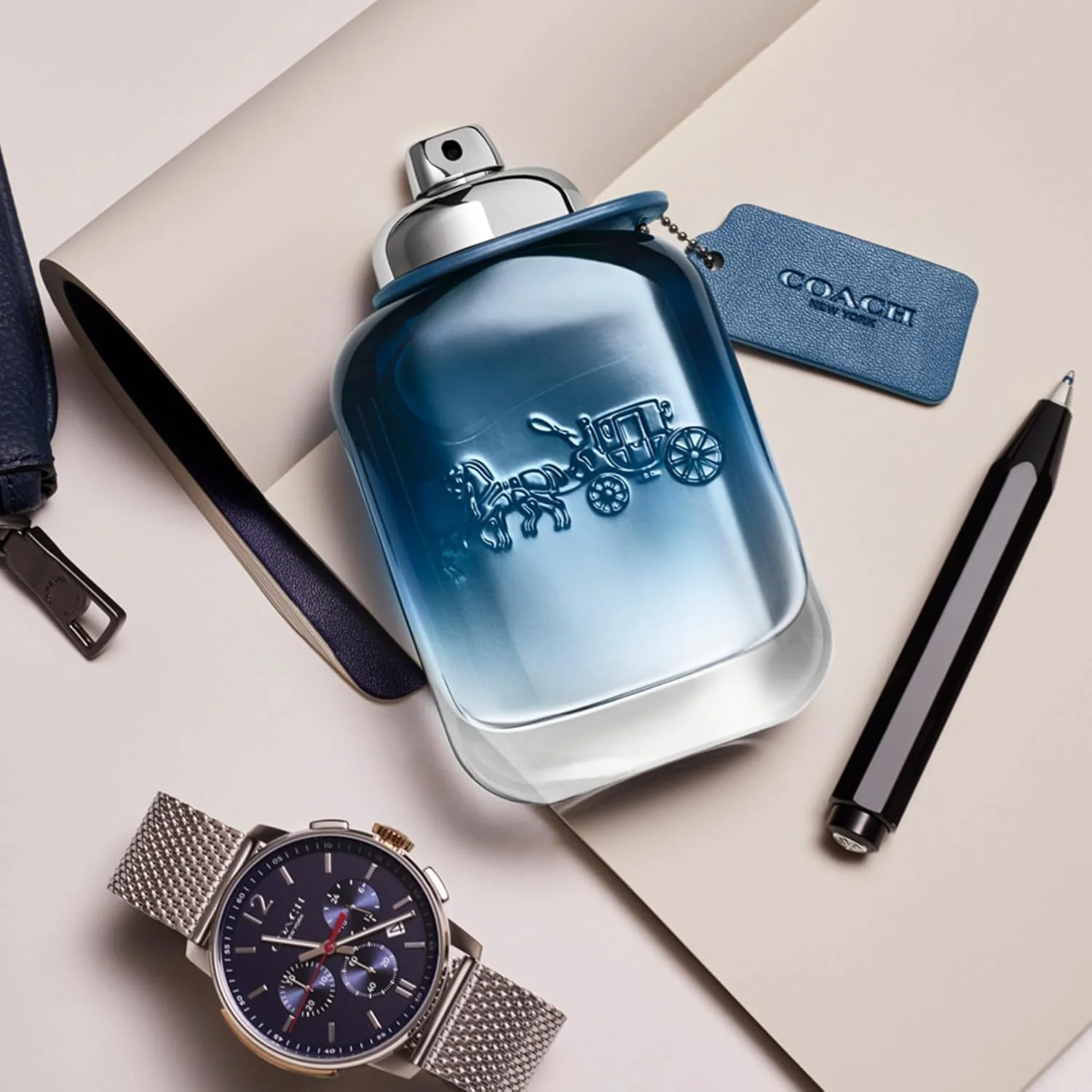 Coach New York Blue for Men EDT- 100ml - Image 4