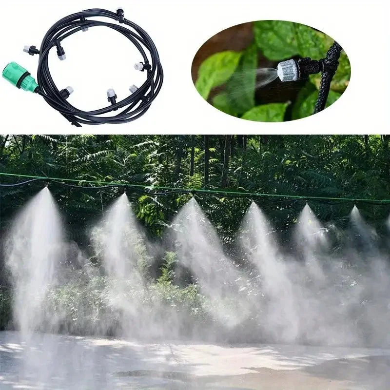 Colorfulyard Garden Drip Hose 10 Meter with 10 Sprayer Heads - Image 3