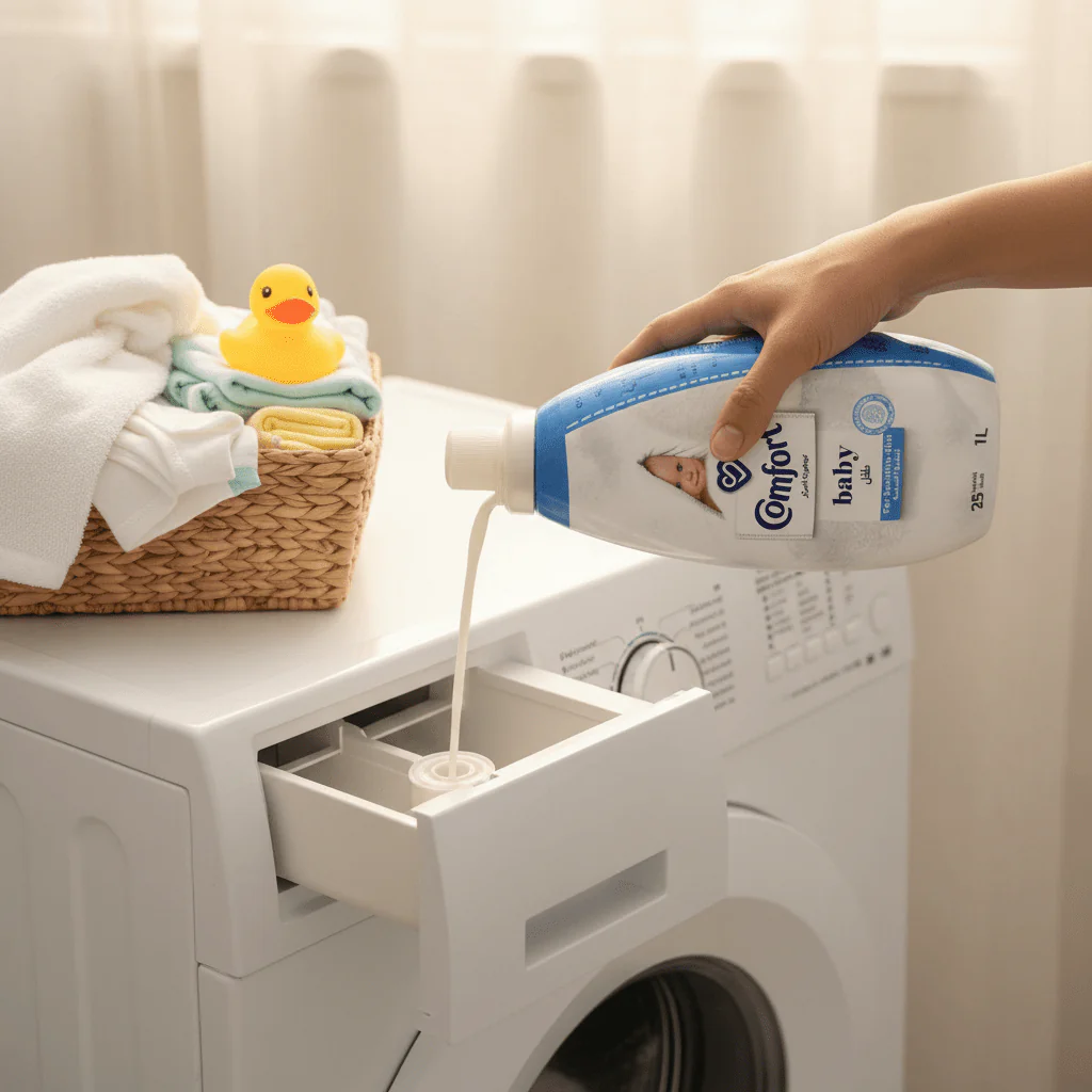 Comfort Concentrated Fabric Softener For Sensitive Skin Baby 1L, 25 Washes - Image 2