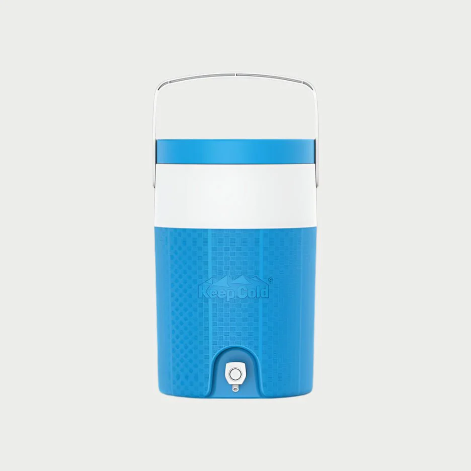 COSMOPLAST Cooler 2 Gallon with Leak Proof Tap, Blue