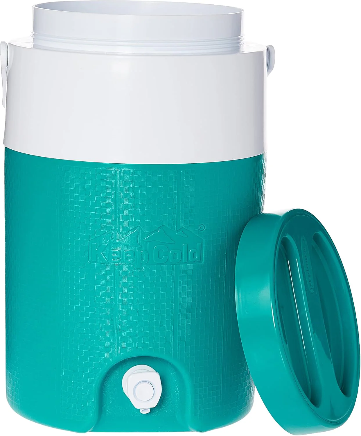 COSMOPLAST Cooler 3 Gallon with Leak Proof Tap, Teal - Image 2