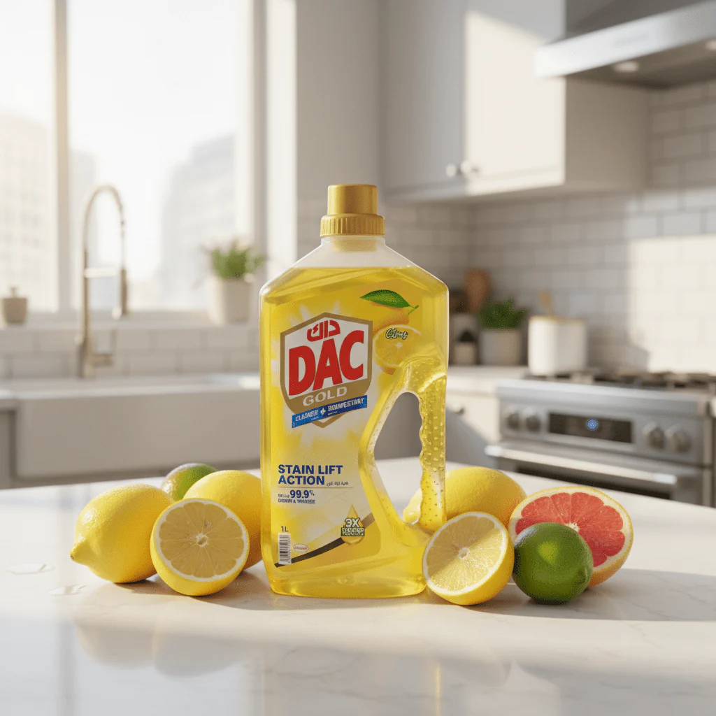 Dac Gold Multi-purpose Disinfectant & Liquid Cleaner Citrus Burst-1L - Image 2