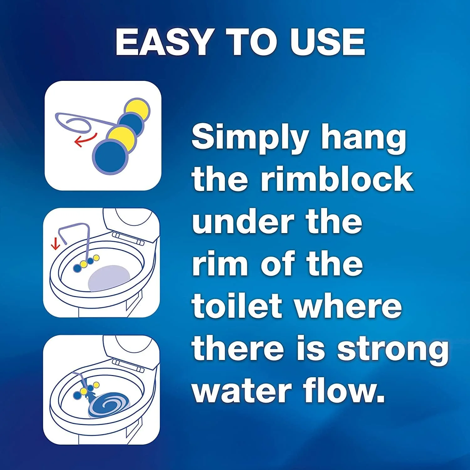 Dac Power Active Toilet Rim Blocks Pine 50 g - Image 3