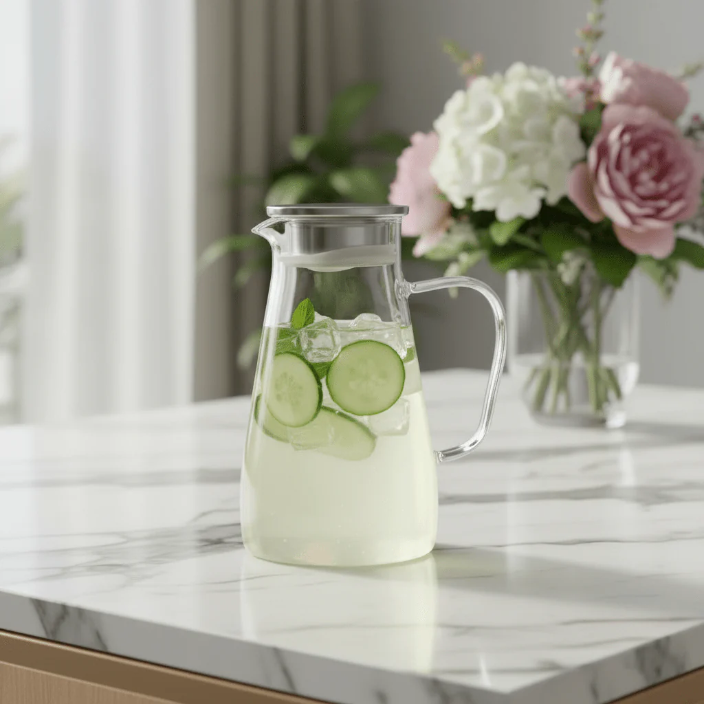 Daimonds Glass Jug 1700ml - Image 4