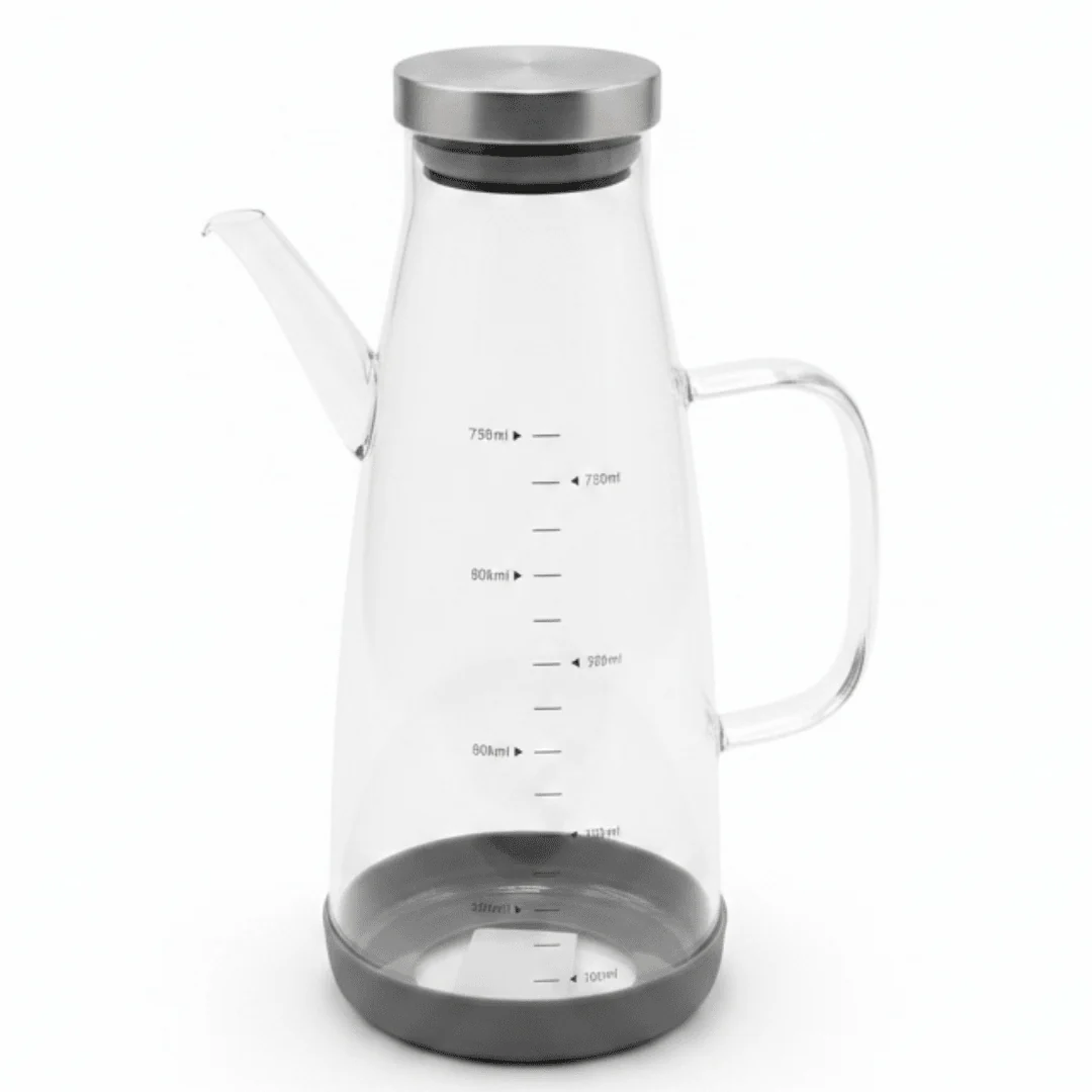 Danny Glass Home Jug with Silicone Base — 750ml