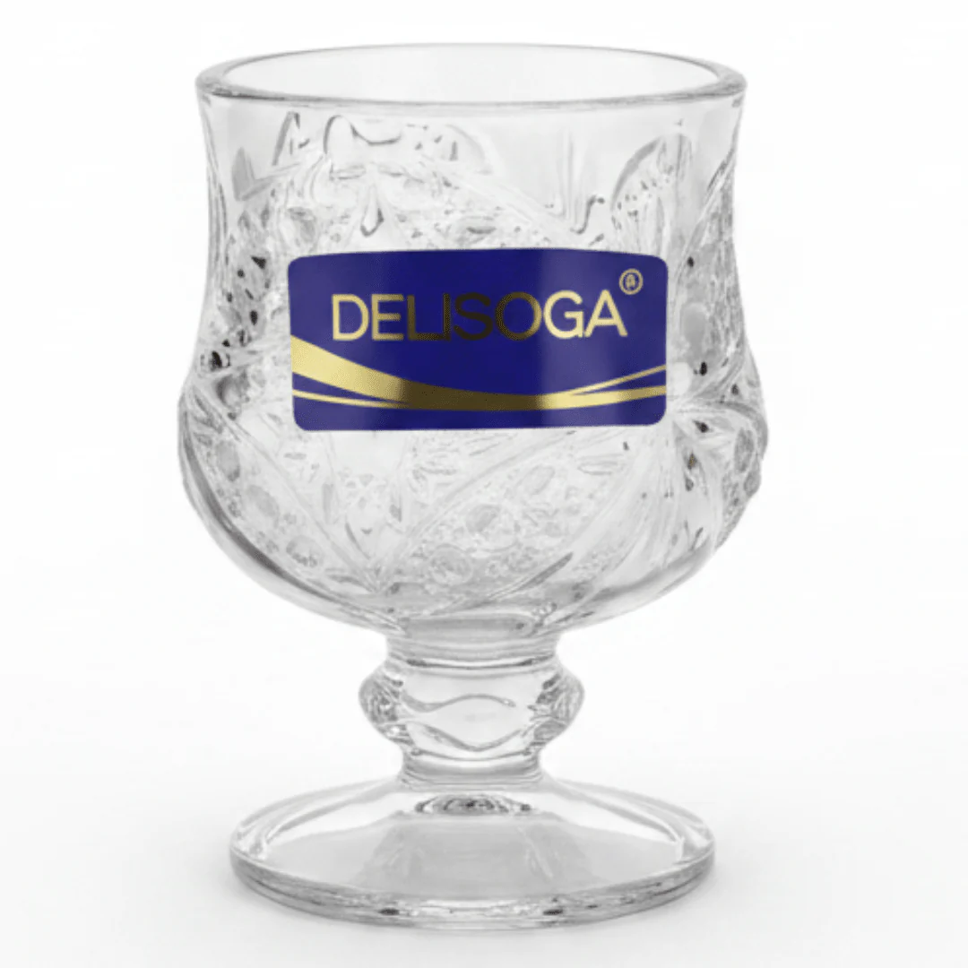 Delisoga Small Ice Cream Cup 50ml — Crystal Glass Goblet