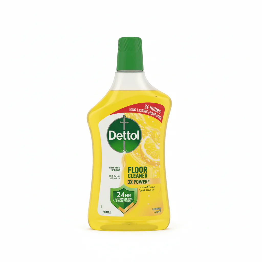 Dettol Lemon Antibacterial Protection Power Floor Cleaner-900ml